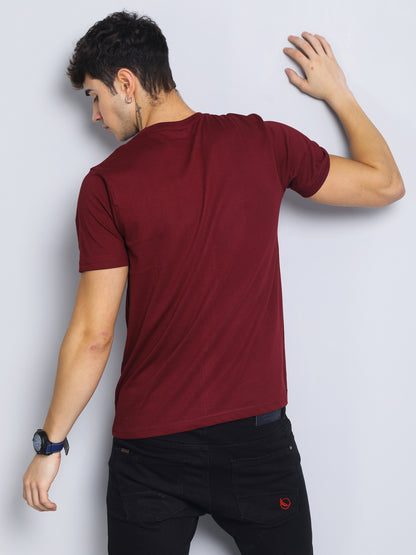 Plain Maroon T-Shirt