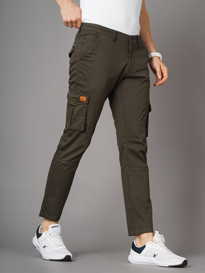 Unribbed Olive Cargo Pant