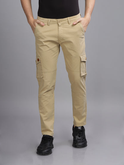 Twill Cream Cargo Pant