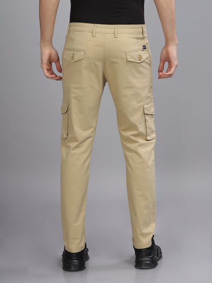 Twill Cream Cargo Pant