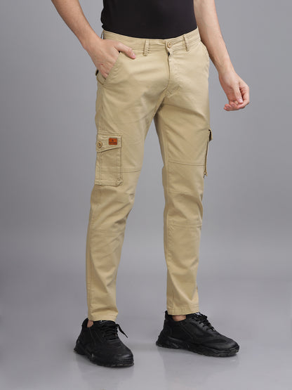 Twill Cream Cargo Pant