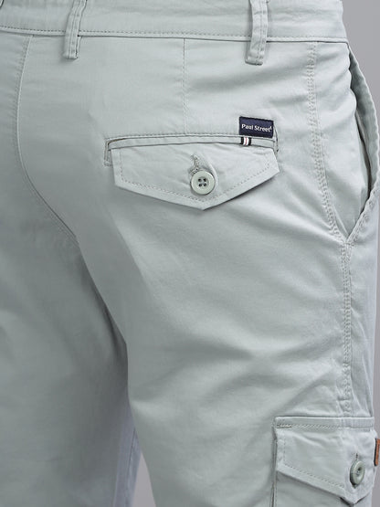 Twill Blue Cargo Pant