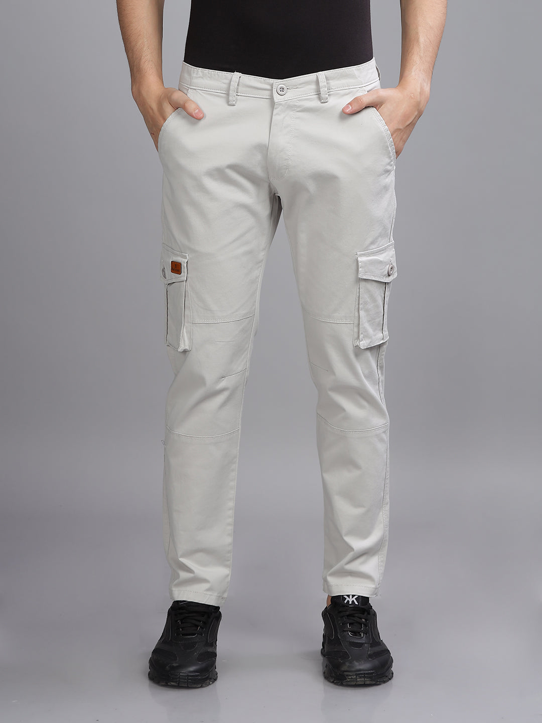 Twill Silver Grey Cargo Pant