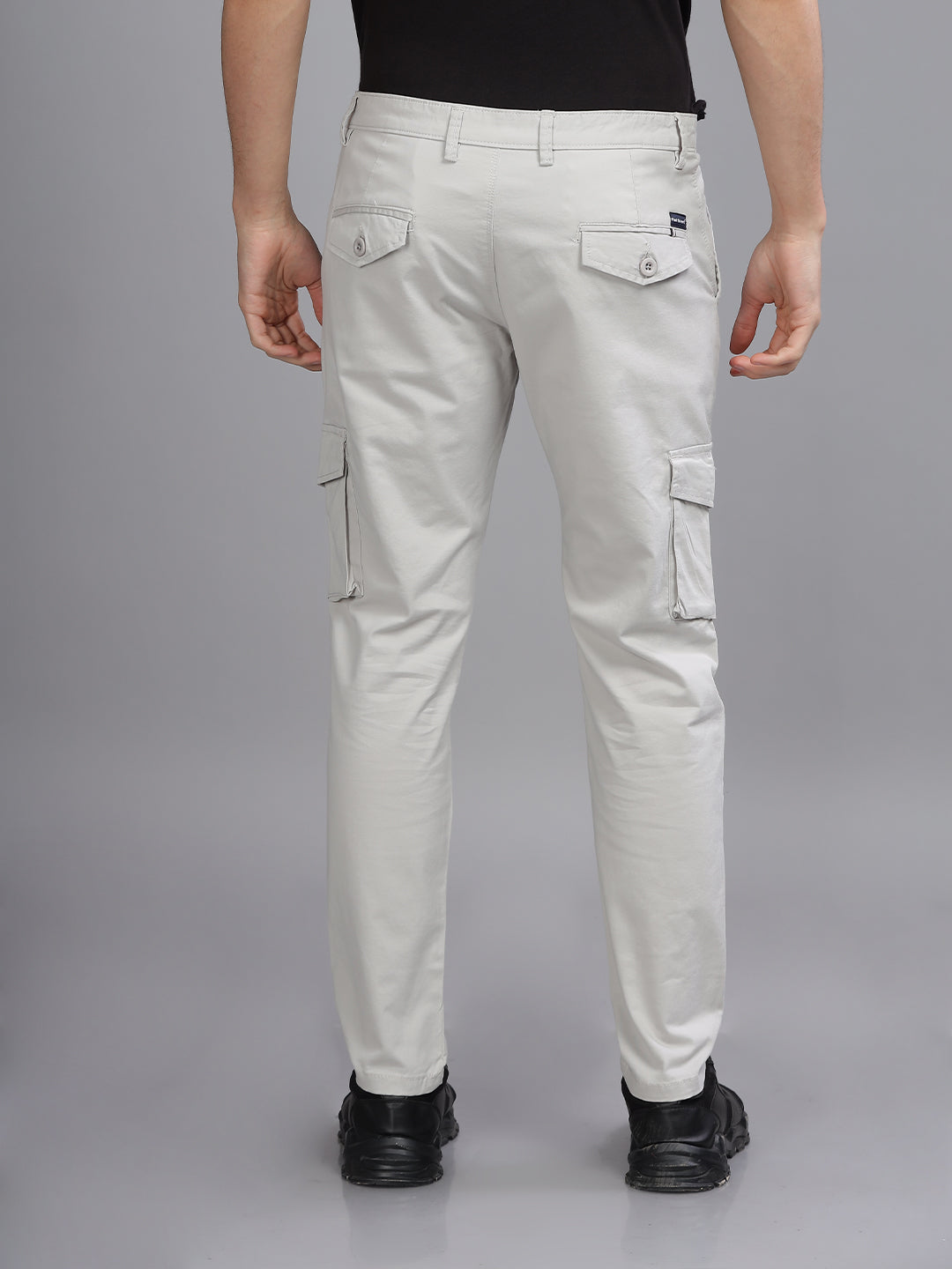 Twill Silver Grey Cargo Pant