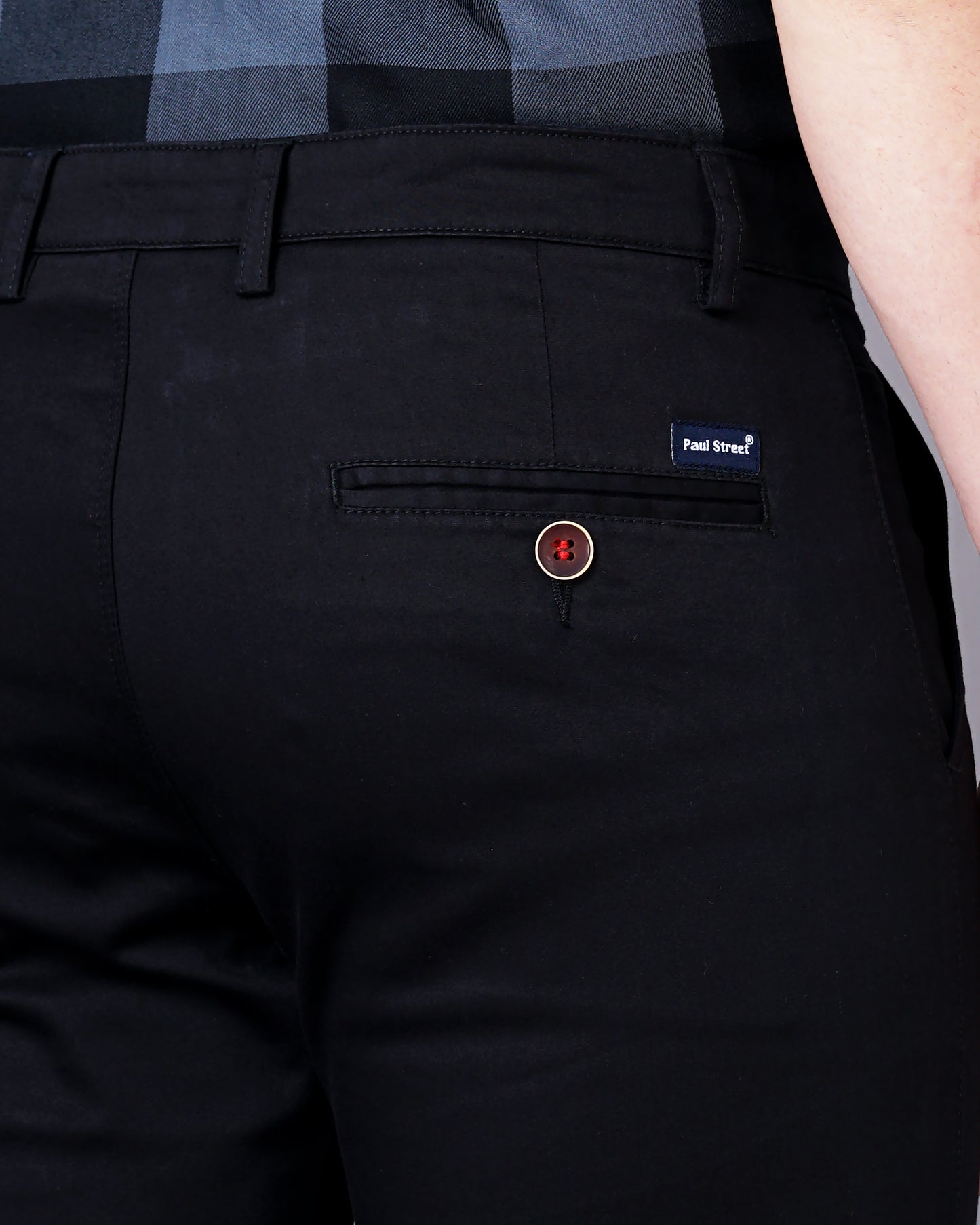 Plain Black Chinos