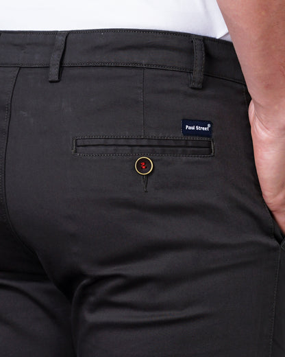 Twill Dark Grey Chinos