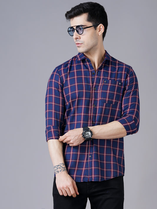 Togo Blue Checks Shirt