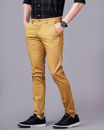 Plain Khaki Chinos