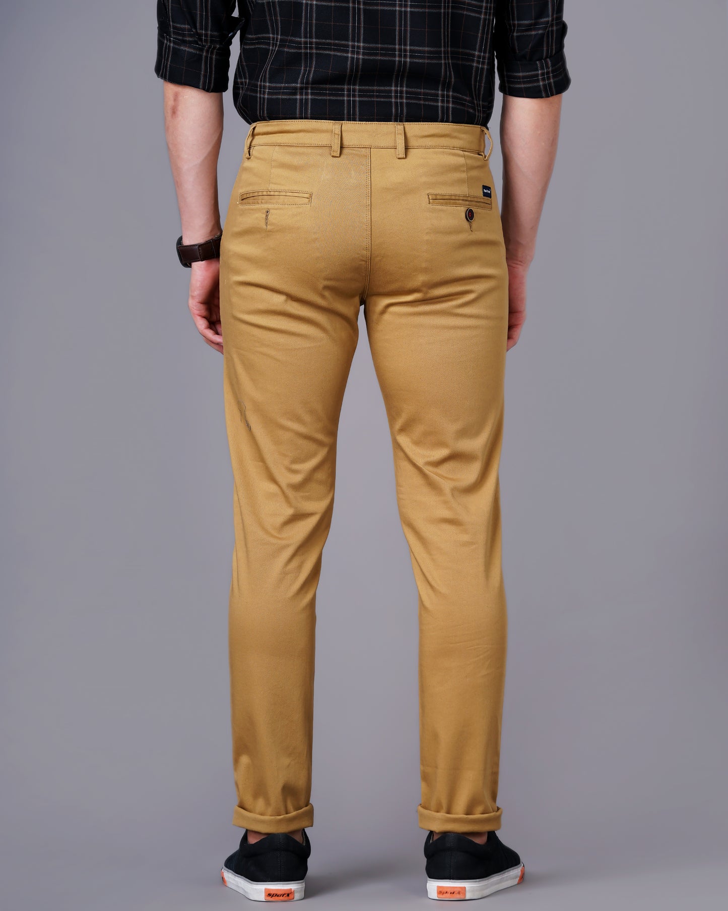 Plain Khaki Chinos