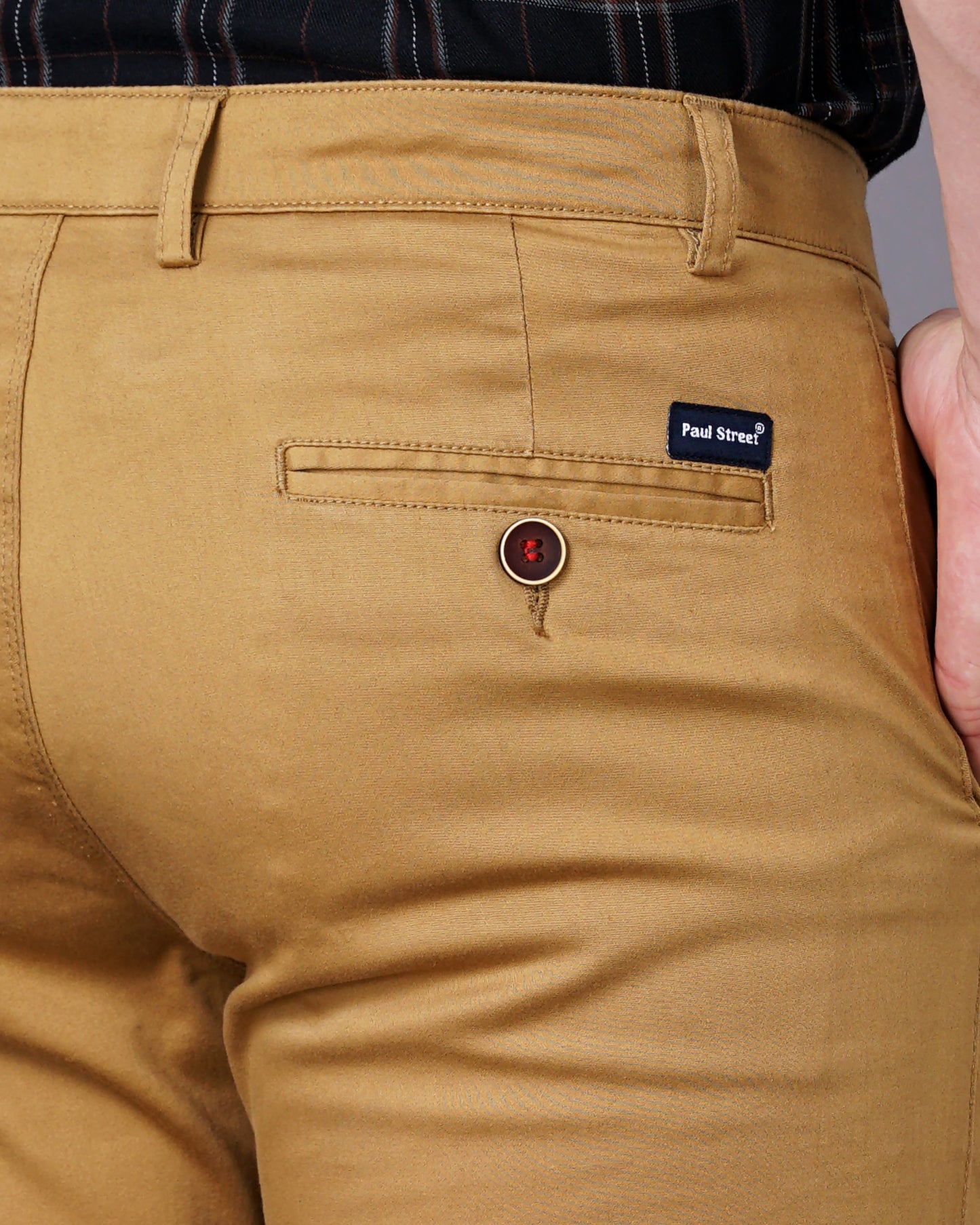 Plain Khaki Chinos