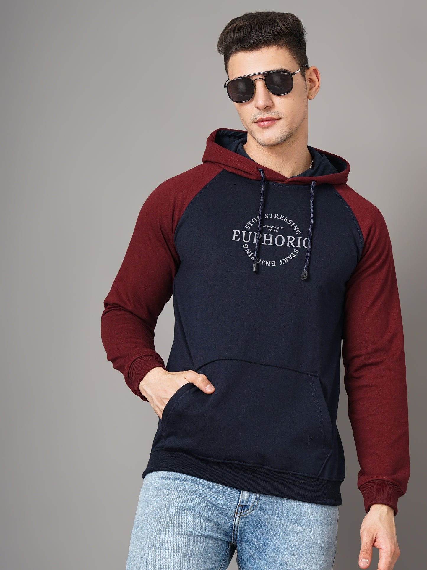 Navy Euphoric Hoodie