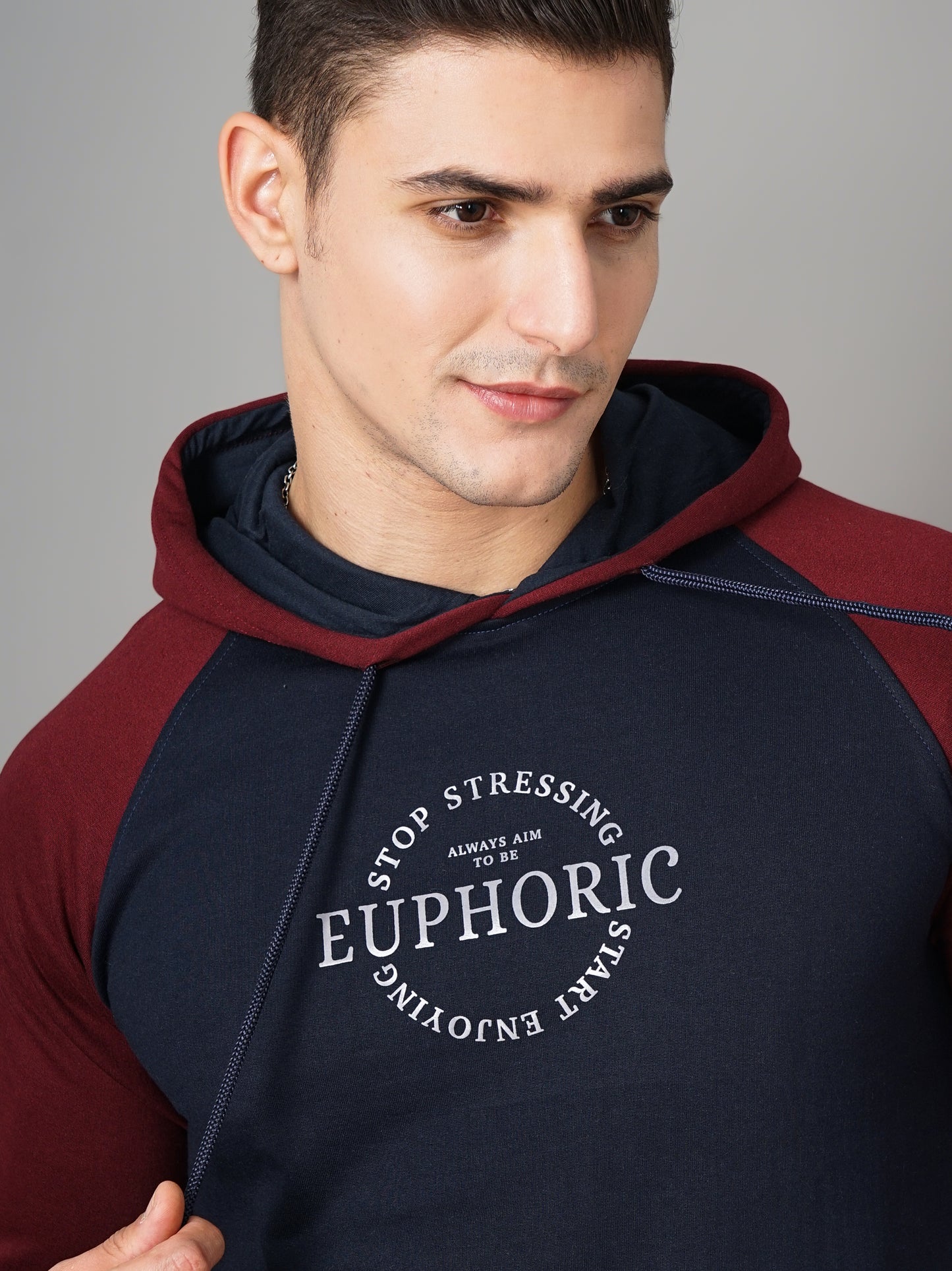 Navy Euphoric Hoodie