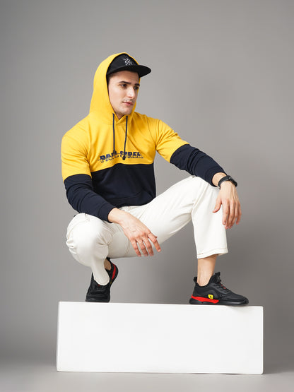 Yellow & Navy Meld Hoodie