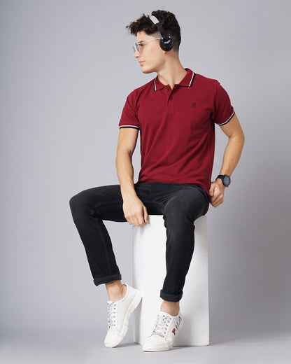 Polo Maroon T-Shirt