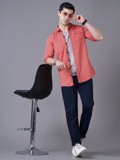 No-Flap Pink Shirt