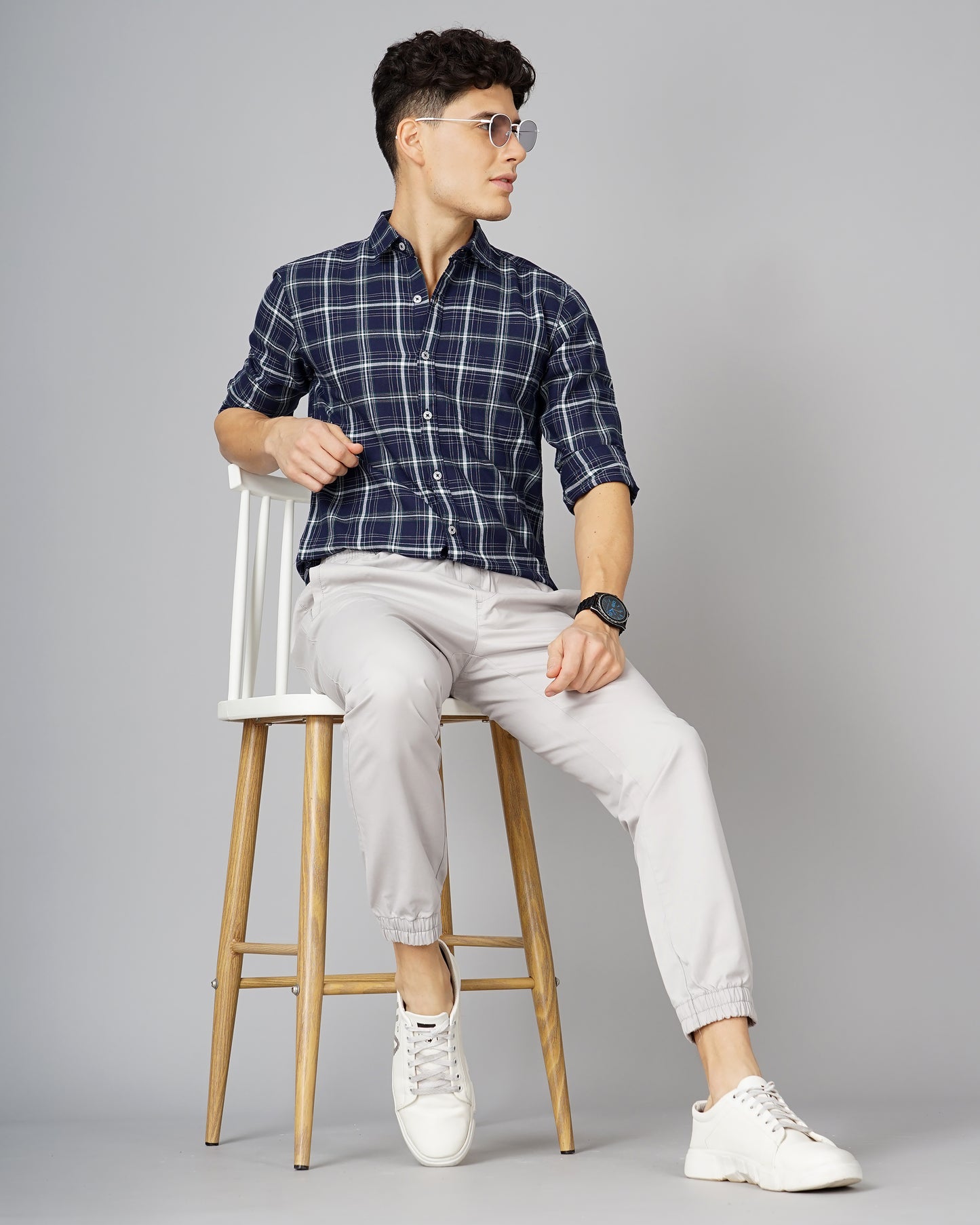 Stella Blue Checks Shirt