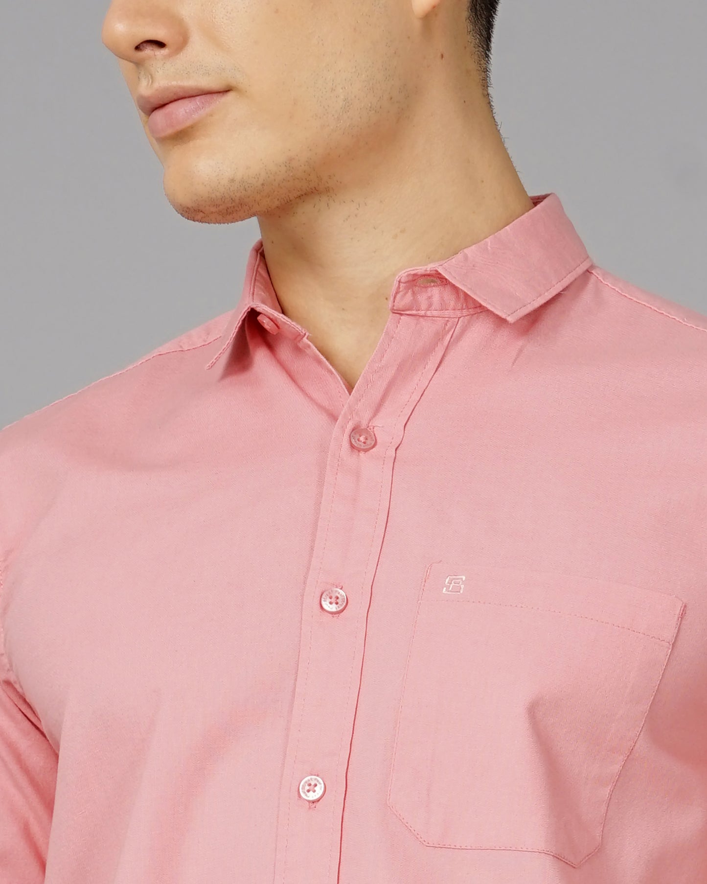 Oxford Pink Solid Shirt