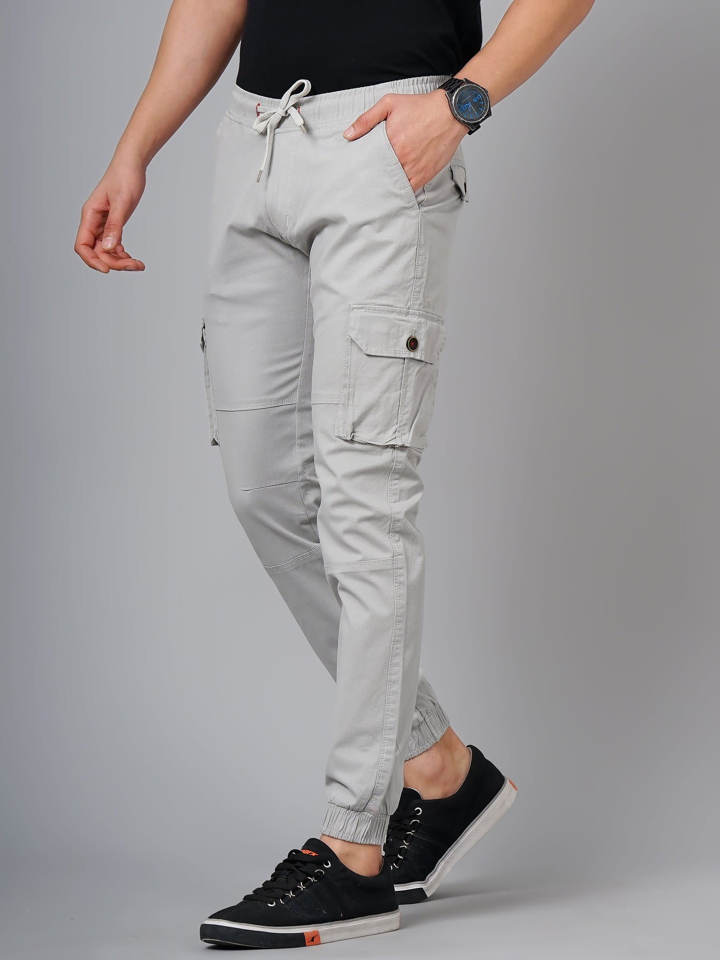 Twill Grey Cargo Pant