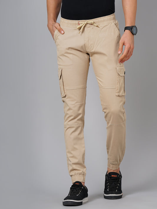 Twill Cream Cargo Pant