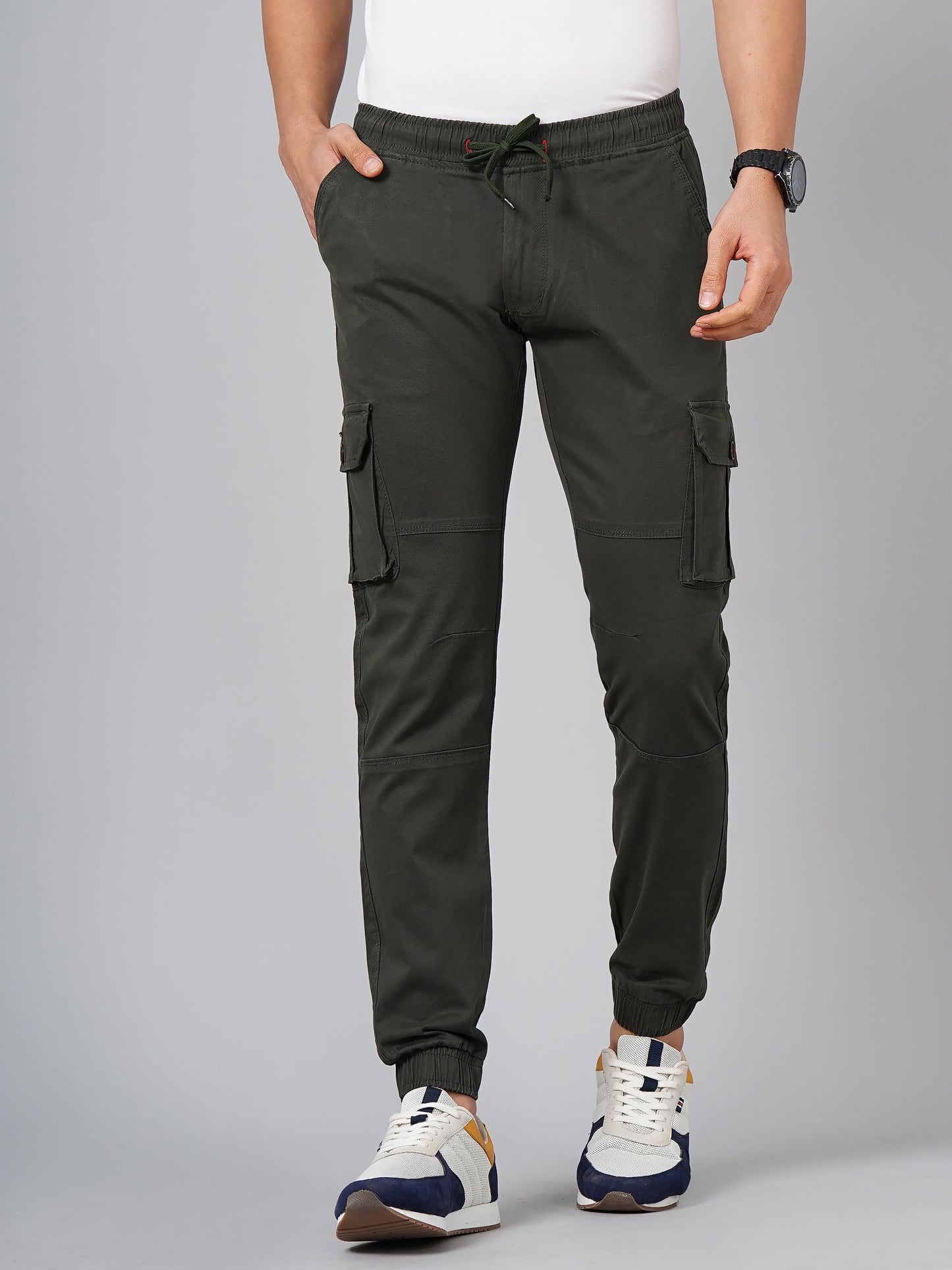 Twill Olive Cargo Pant