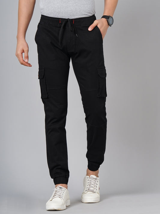 Twill Black Cargo Pant