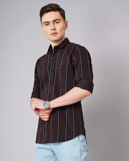 Jake Brown Striped Shirt