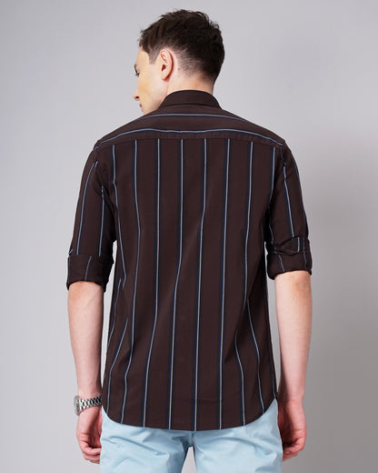 Jake Brown Striped Shirt