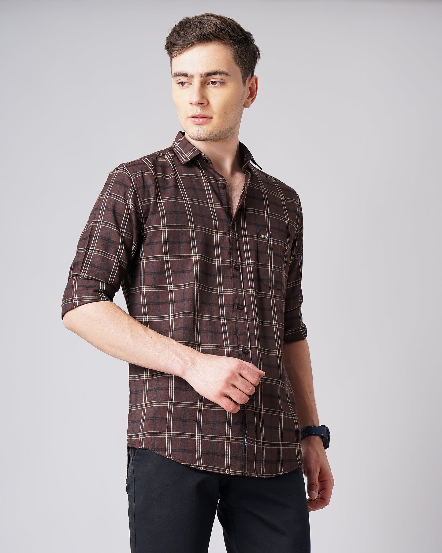 Tarry Brown Checks Shirt