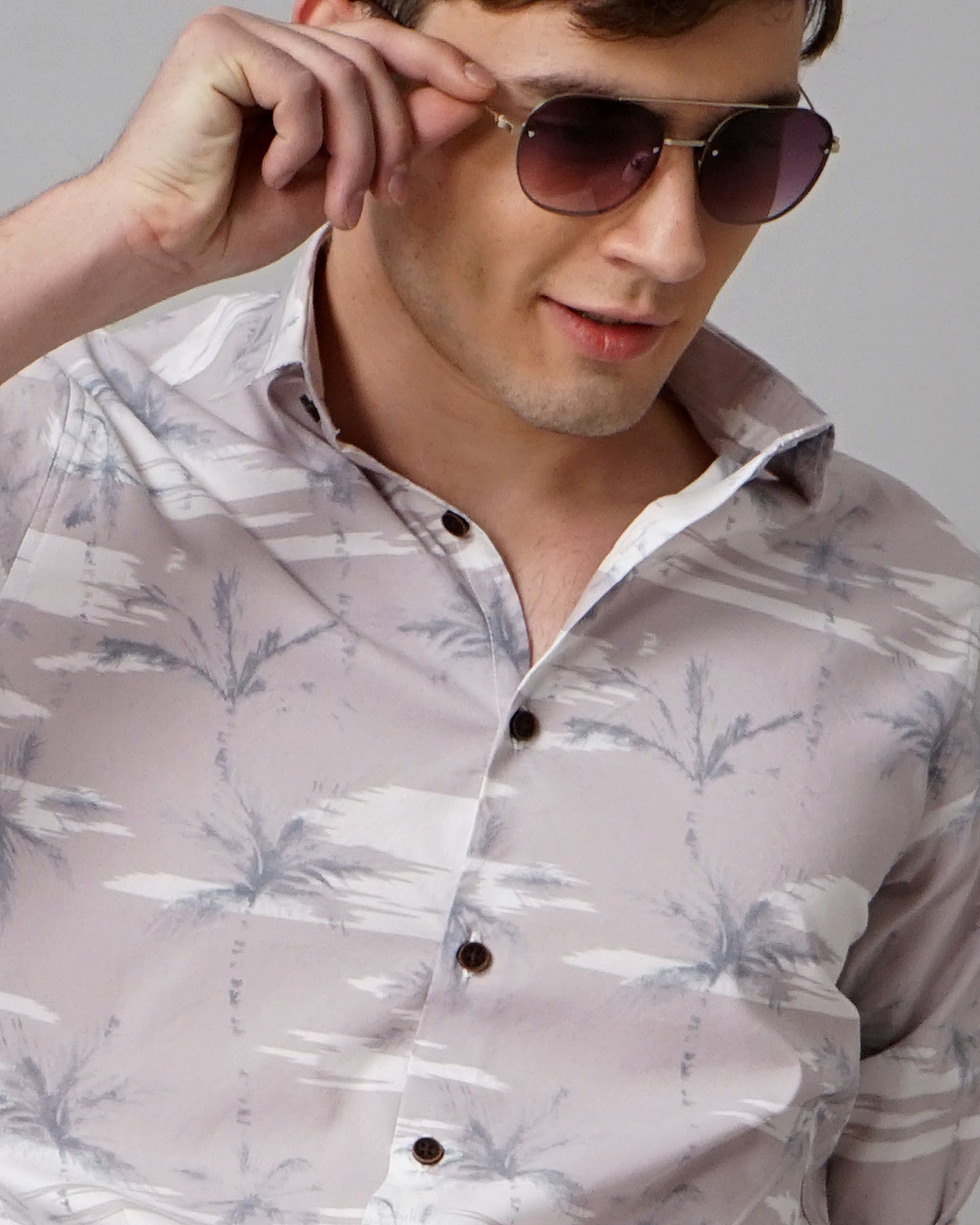 Brio Mauve Floral Shirt