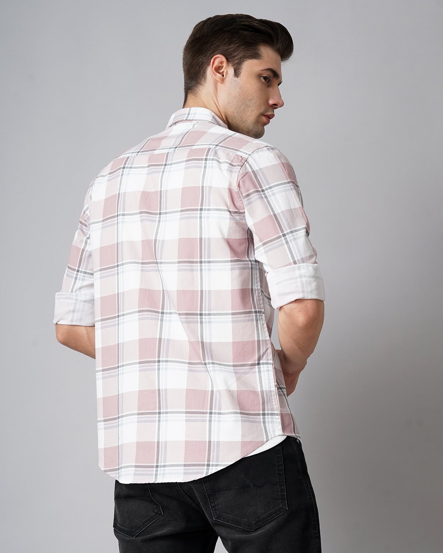 Eminent Pink Checks Shirt