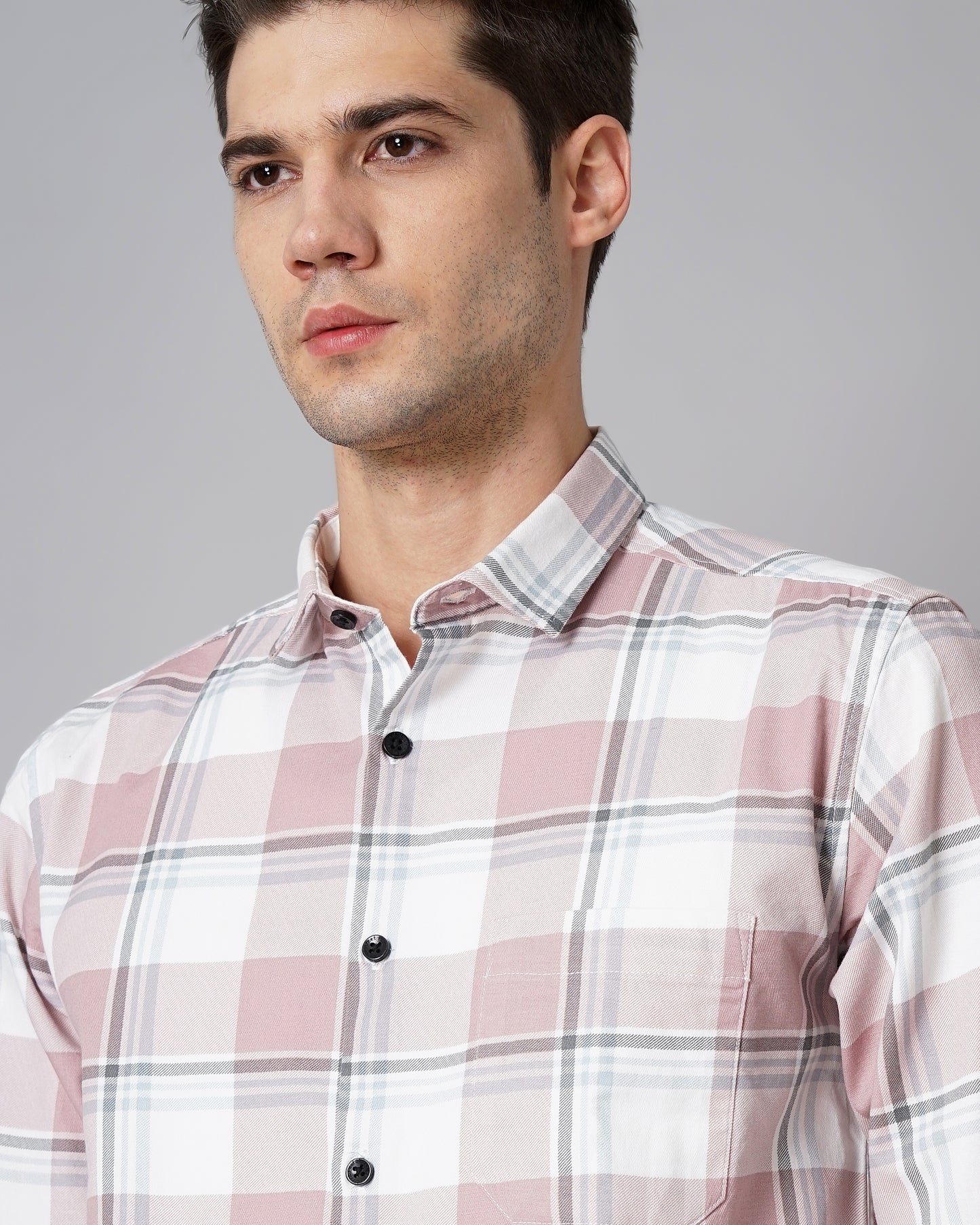 Eminent Pink Checks Shirt