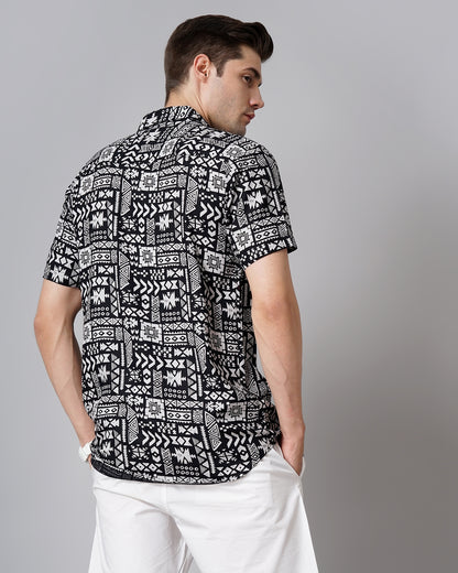 Aztec Black Shirt