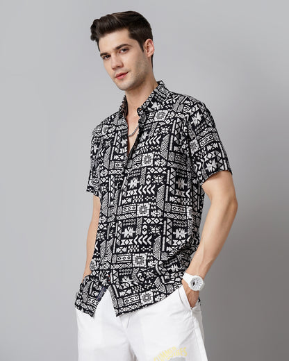 Aztec Black Shirt