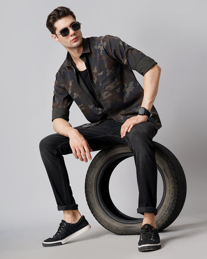 Camouflage Black Shirt