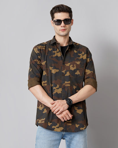 Camouflage Brown Shirt