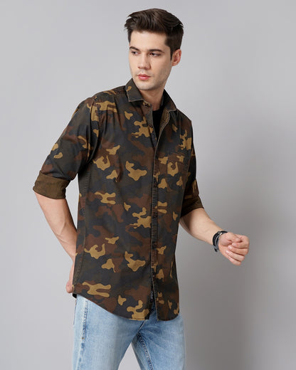 Camouflage Brown Shirt