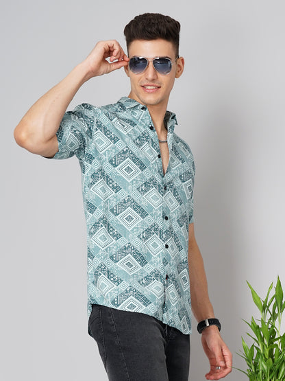 Rhombus Green Shirt