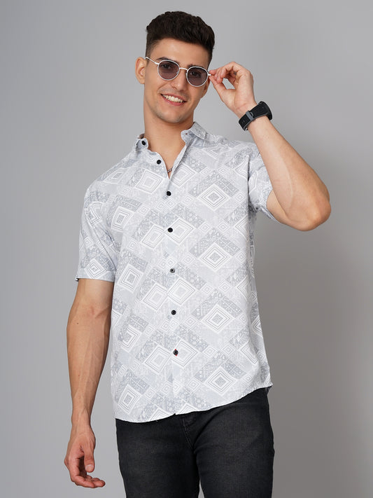 Rhombus White Shirt