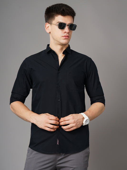 Staple Black Solid Shirt