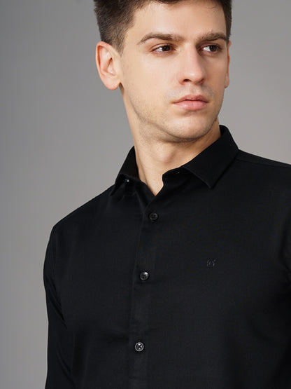 Cushy Black Solid Shirt