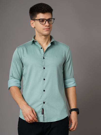 Cushy Green Solid Shirt