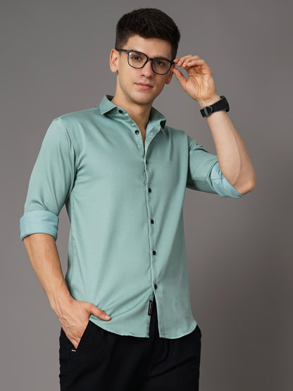 Cushy Green Solid Shirt