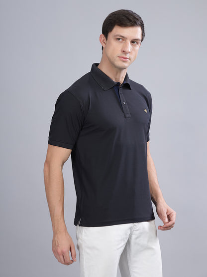 Black Dryfit Polo T-Shirt