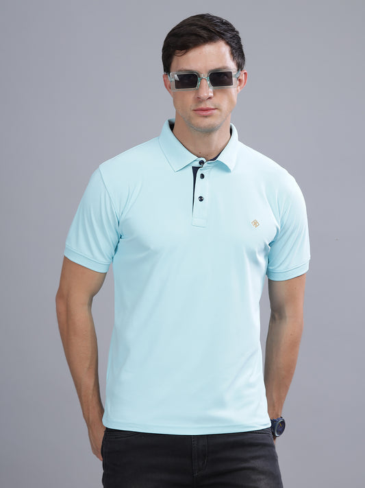 Mint Blue Dryfit Polo T-Shirt