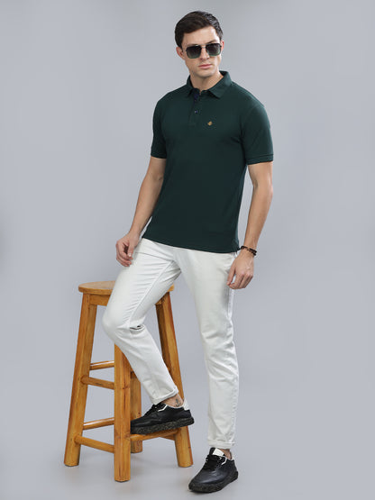 Olive Dryfit Polo T-Shirt