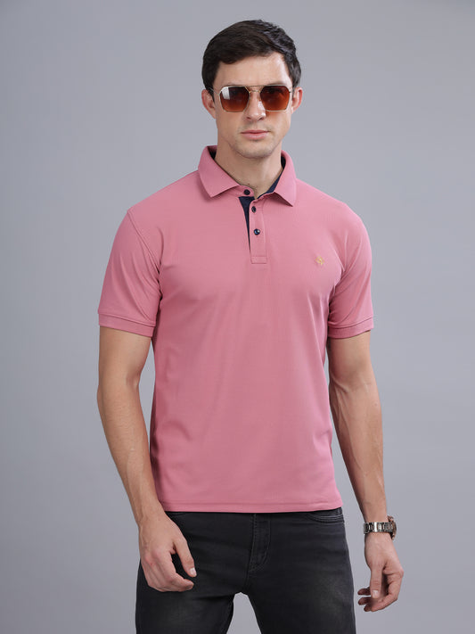 Pink Dryfit Polo T-Shirt